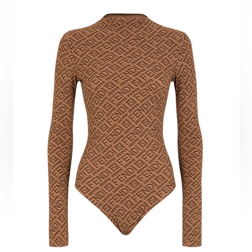 Skims x Fendi - Long Sleeve Bodysuit - XL